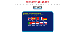 Desktop Screenshot of damagedluggage.com